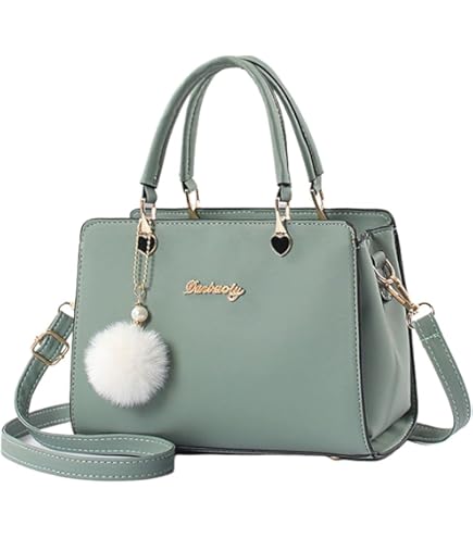 Amazon.co.jp: オーストリッチ 2WAY ショルダーバッグ ハンドバッグ 緑